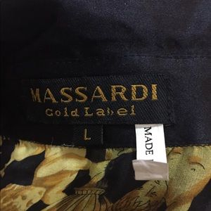 Massardi | Tops | Massardi Gold Label Vintage Shirtsilkrn 8422 ...